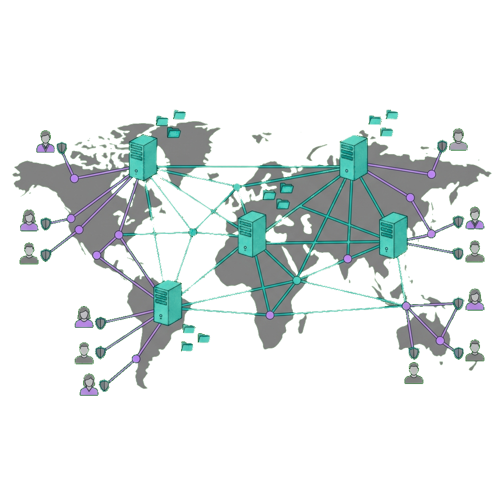 Usenet-Strukturillustration